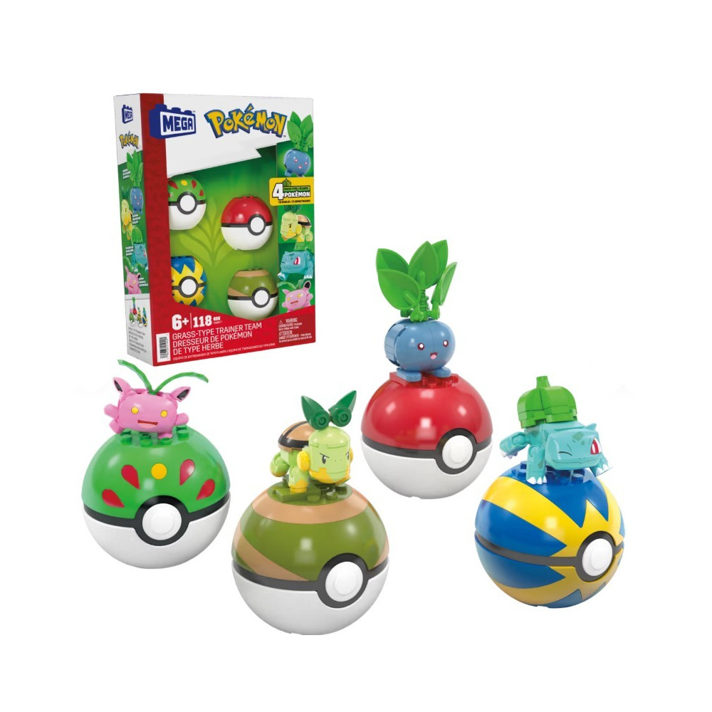 Pokémon gräs lag byggklossar Pokémon gräs lag byggklossar