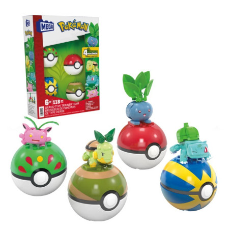 Pokémon gräs lag byggklossar
