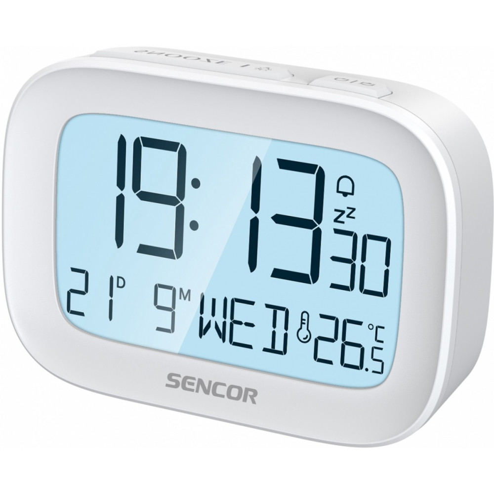 Väckarklocka med termometer, radiostyrd klocka dcf77 Väckarklocka med termometer, radiostyrd klocka dcf77