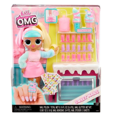 Docka l.o.l. överraskning omg söta naglar, godis sprinkles butik