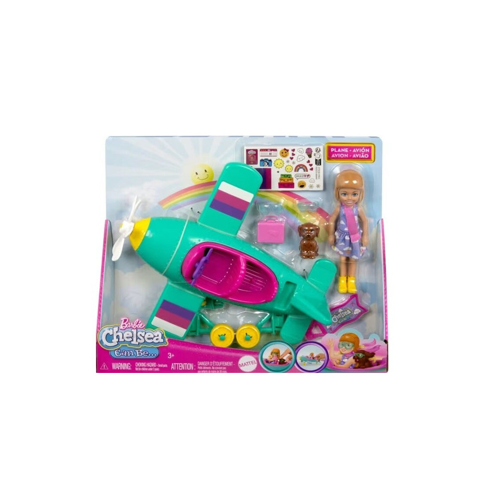 Barbie docka flygplan chelsea