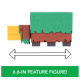 Minecraft-figurinen Creeper