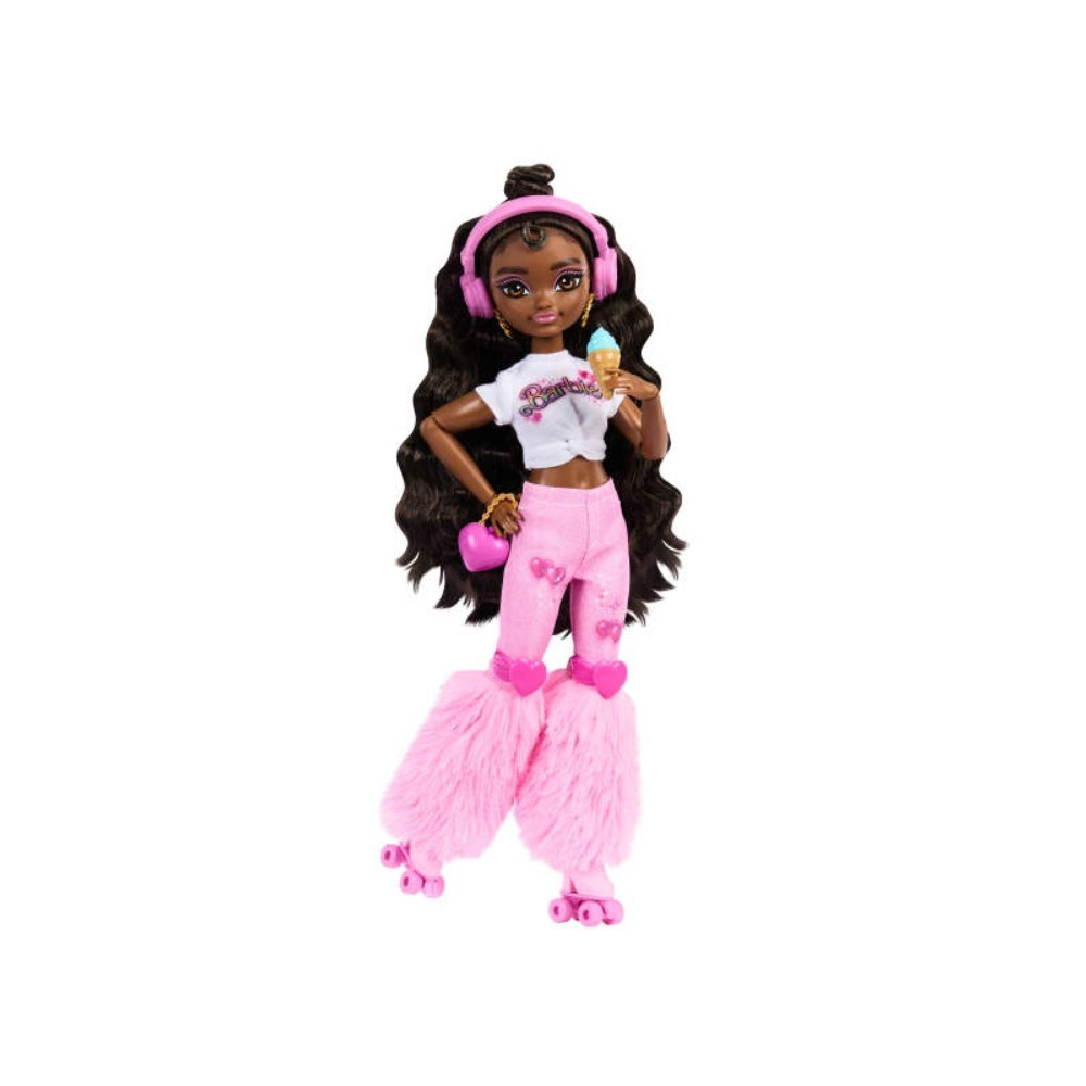Lalka barbie dream besties brooklyn na wrotkach