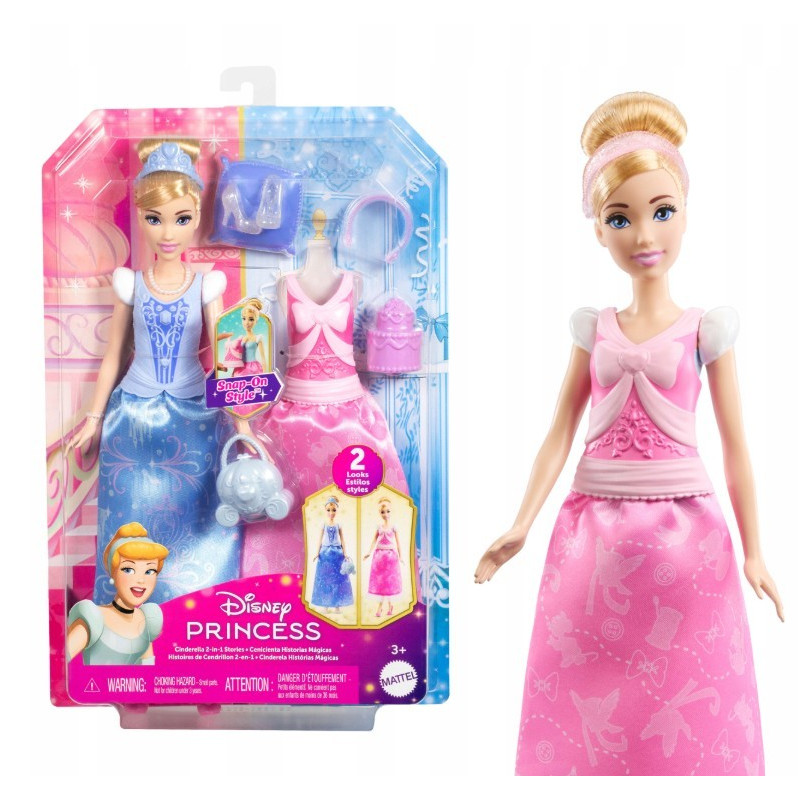 Docka Disney Princess Cinderella Story 2in1