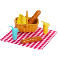 Barbie docka familj och vänners systrar på picknick