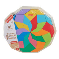 Trä mandala pussel pussel