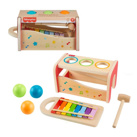 Trä leksak musikaliska cymbaler trä