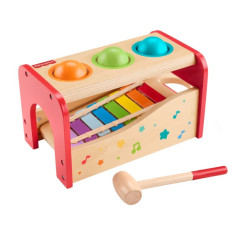 Trä leksak musikaliska cymbaler trä