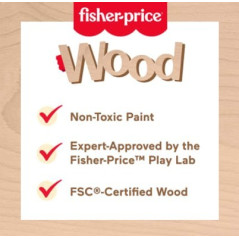 Trä leksak musikaliska cymbaler trä