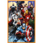 Pussel med 3x80 elementer fulle av actiondagar med Avengers.