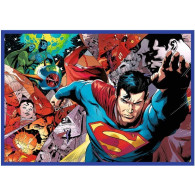 Pussel med 4x250 Superman-motiv modig