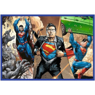 Pussel med 4x250 Superman-motiv modig