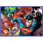 Pussel med 4x250 Superman-motiv modig