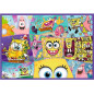 Pussel med 4x250 element SpongeBob - en galen värld