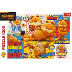Pussel med 1000 Garfield-äventyrsdelar