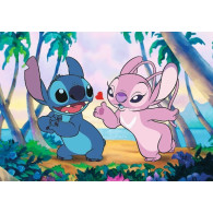Puzzle 1000 elementów stitch i angel