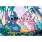Pussel med 1000 bitar med motiv av Stitch och Angel.