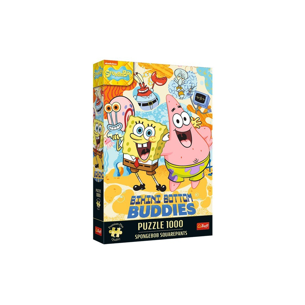 Pussel med 1000 bitar SpongeBob Fyrkant