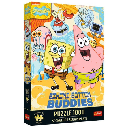 Pussel med 1000 bitar SpongeBob Fyrkant