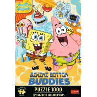 Pussel med 1000 bitar SpongeBob Fyrkant