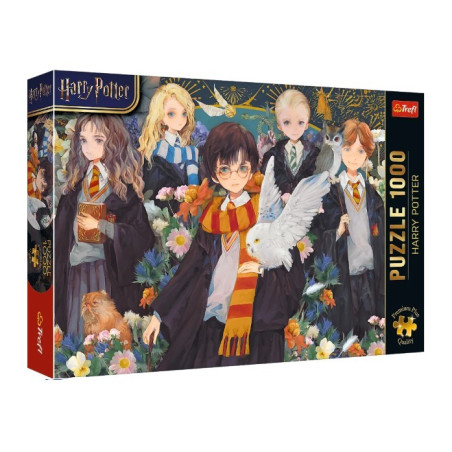 Pussel med 1000 Harry Potter-element.