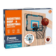 Basketbollskiva med boll och pump