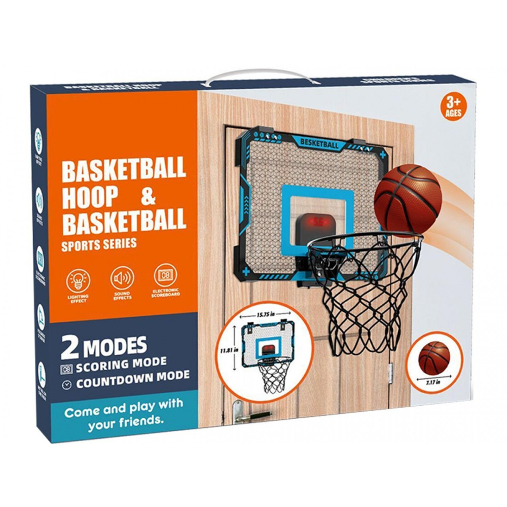 Basketbollskiva med boll och pump Basketbollskiva med boll och pump