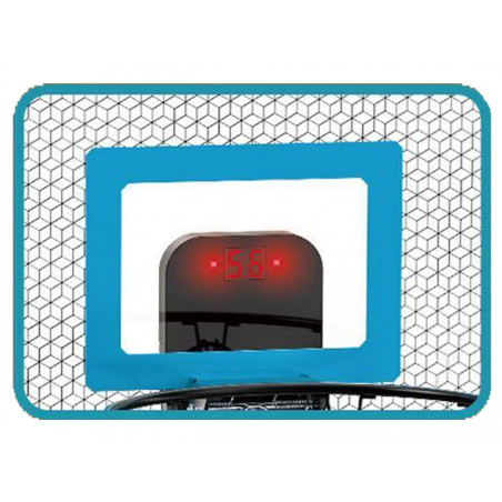 Basketbollskiva med boll och pump