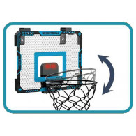 Basketbollskiva med boll och pump