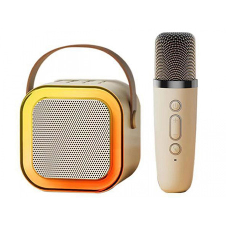 Karaoke mikrofon med högtalare