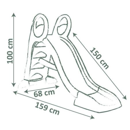 Rutschkana vår rutschbana (glid 150 cm)