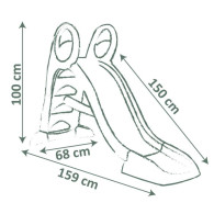 Rutschkana vår rutschbana (glid 150 cm)