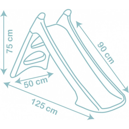 Rutschkana Little XS Grön (glid 90 cm)