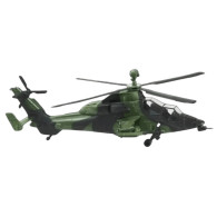 Militärhelikopter i kamouflagemönstrat förpackning