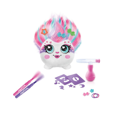 Maskotprojekt Plusz Frisyrer - set med manuell aerograf dimma