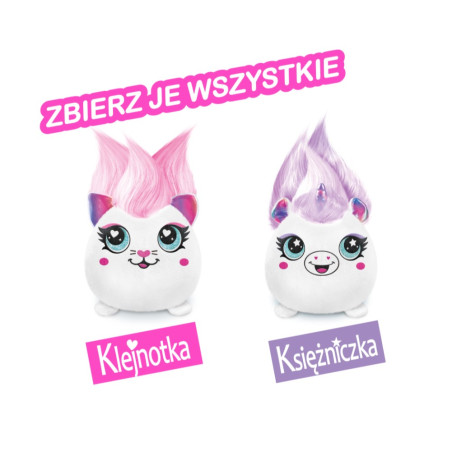 Maskotka projekt plusz fryzurki - set med elektronisk aerograf - prinsessa