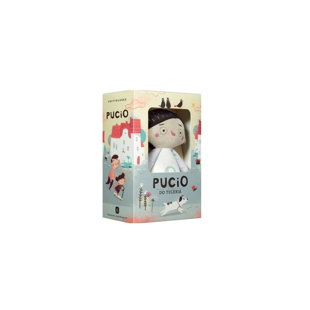 Maskoten Pucio är gosig.