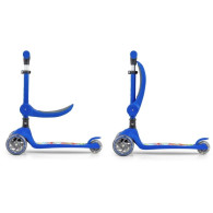 Scooter sparkcykel fluffig blå