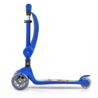 Scooter sparkcykel fluffig blå