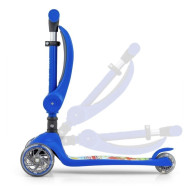 Scooter sparkcykel fluffig blå
