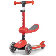 Scooter sparkcykel fuzzy röd