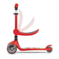 Scooter sparkcykel fuzzy röd