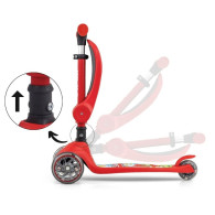 Scooter sparkcykel fuzzy röd