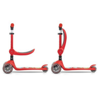 Scooter sparkcykel fuzzy röd