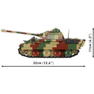 Klocki pz.kpfw.v panther ausf.a 1152 klocki