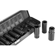 Hylsnyckelsats 1/2', 10-24 mm, 11 delar.