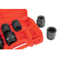 Slagnyckelinsatser 3/4', 26-38 mm, set med 8 stycken.