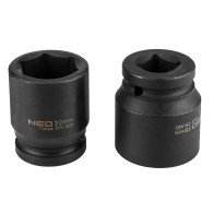 Slagnyckelinsatser 3/4', 26-38 mm, set med 8 stycken.