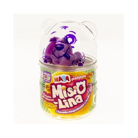 Plastilinmassa Misiolina 60g 1 form gul