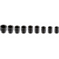 Skruvmejselbits 1', 27-50 mm, set med 9 st.